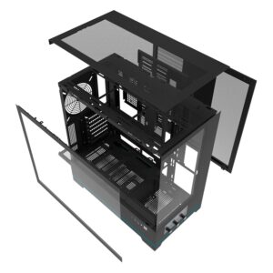 Gabinete Darkflash Dy451 Pro , Color Negro - Imagen 5