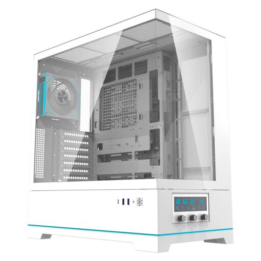 Gabinete Darkflash Dy451 Pro - Cabina Torre Intermedia, Color Blanco