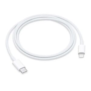 Cable Usb-c Lightning Original Apple Muq93ze/a De 1 Metro, Color Blanco