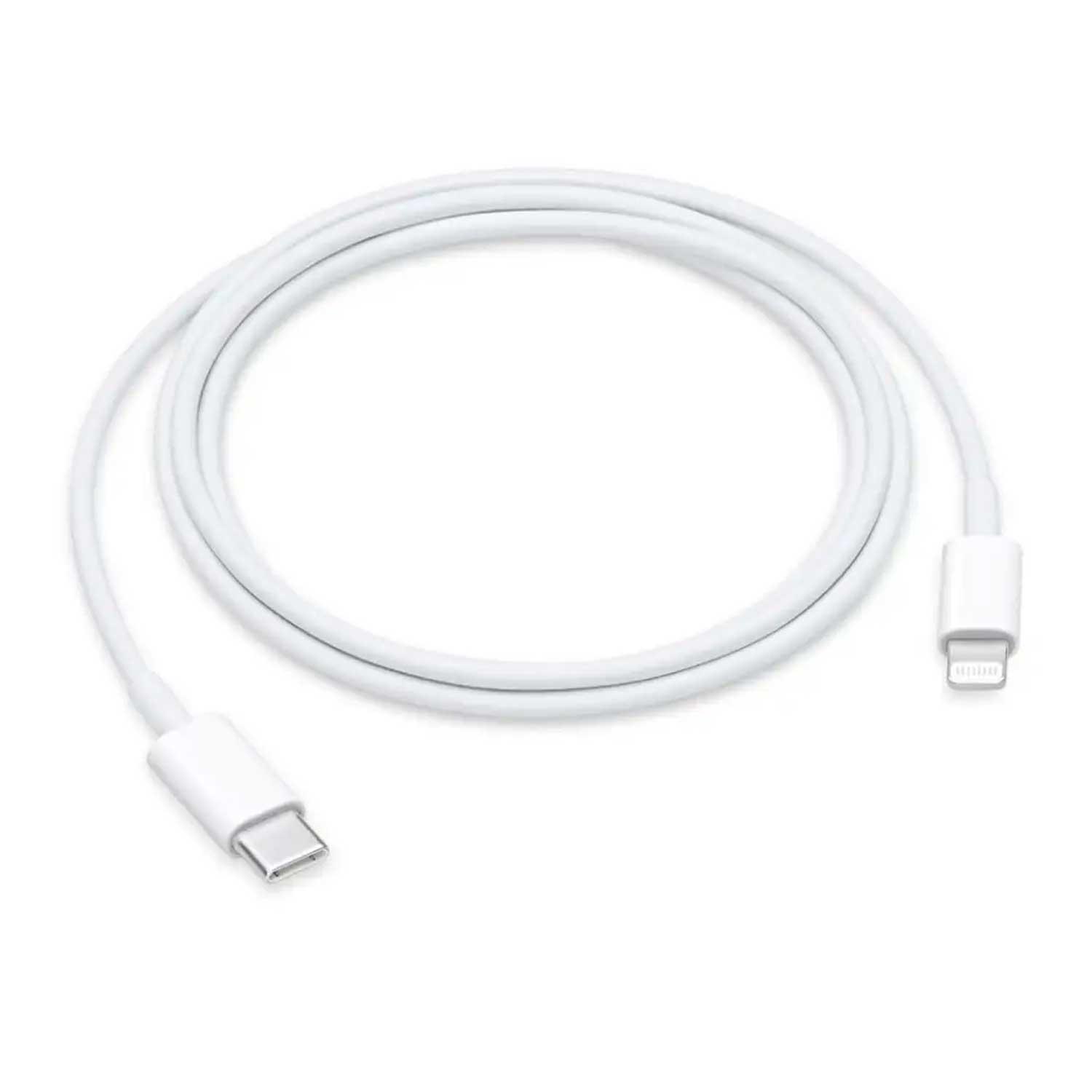 Cable Usb-c Lightning Original Apple Muq93ze/a De 1 Metro, Color Blanco