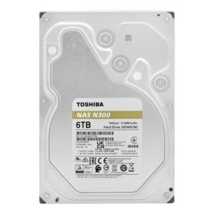 Disco Duro Toshiba N300 Nas De 6 Tb, 3,5" Sata 3, 7200 Rpm - Hdwg760xzsta