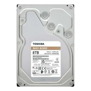 Hd Toshiba N300 Nas 8tb 3.5" Sata 3 7200rpm - Hdwg780xzsta