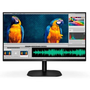 Monitor Aoc 24b2h2 De 23,8" Full Hd Con Dos Hdmi, Color Negro