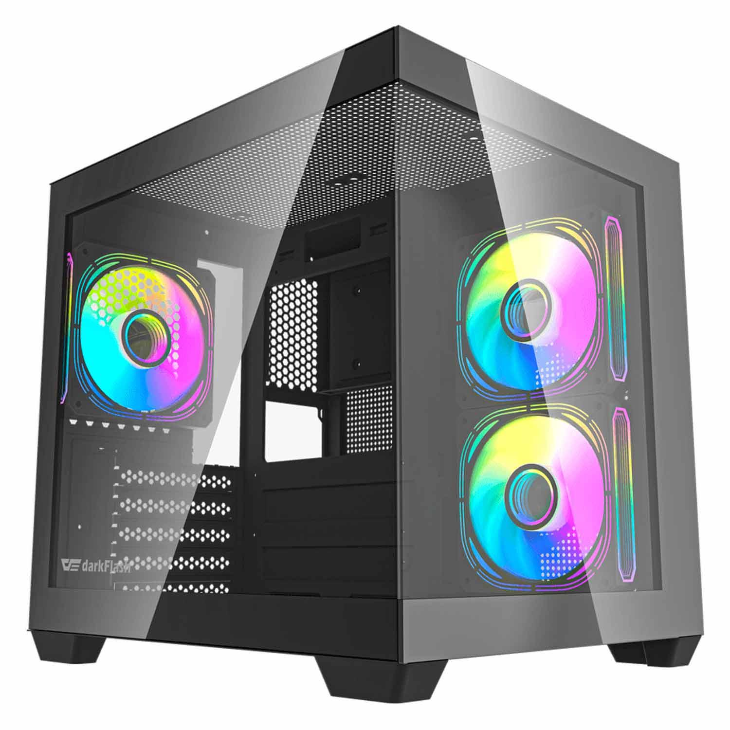 Gabinete Darkflash C275p Black (3fans Argb)