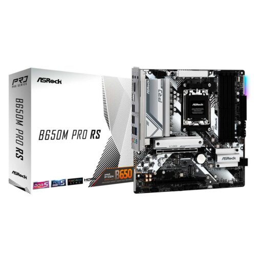 Placa Madre Asrock B650m Pro Rs Zócalo Ddr5 Chipset Amd Am5 Amd B650 Micro Atx