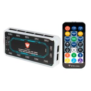 Controlador De Refrigeración Satellite Acb-4 Argb - Negro