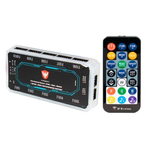 Controlador De Refrigeración Satellite Acb-4 Argb - Negro