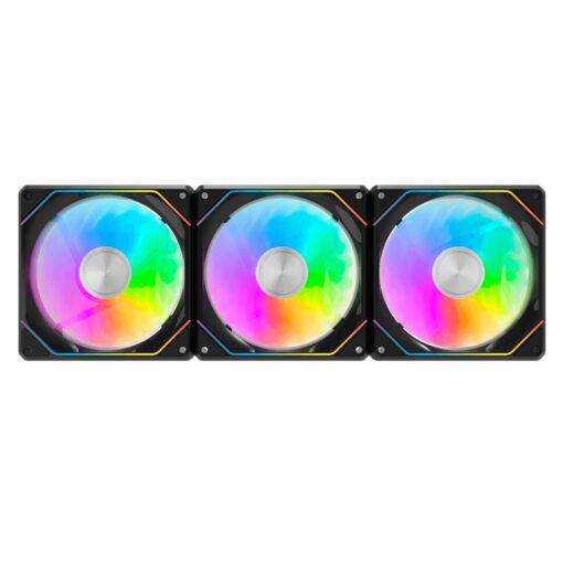 Fan Para Caja Darkflash G24 Rgb 3 En 1 De 120 Mm, Color Negro