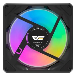 Fan Para Caja Darkflash G24 Rgb 3 En 1 De 120 Mm, Color Negro - Imagen 2