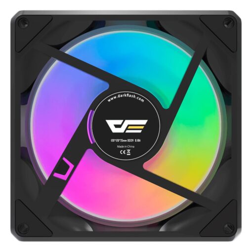 Alternative view of Fan Para Caja Darkflash G24 Rgb 3 En 1 De 120 Mm, Color Negro