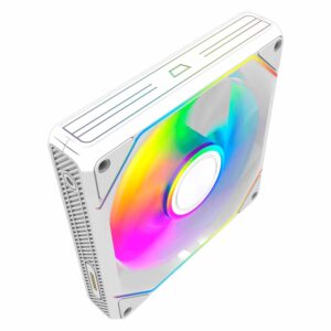 Fan Para Caja Darkflash G24 Rgb 3 En 1 De 120 Mm, Color Blanco - Imagen 3