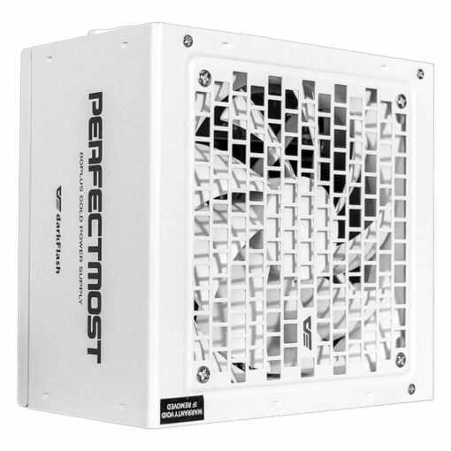 Darkflash Pmt750 Atx 750w 80 Plus Gold Pfc Fuente De Alimentación Bivoltio Modular Completa Activa - Blanco
