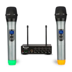 Micrófono Dinámico Inalámbrico Dual Fifine K036 - Negro