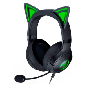Auriculares Para Juegos Rgb Con Usb Razer Kraken Kitty V2 Rz04-04730100-r3u1, Color Negro