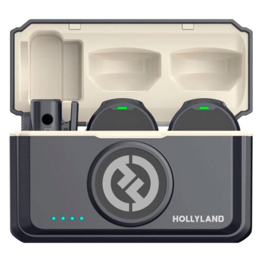 Alternative view of Micrófono De Solapa Inalámbrico Con Iluminación Usb-c Hollyland Lark M2 Combo Para Teléfono Inteligente, Color Negro