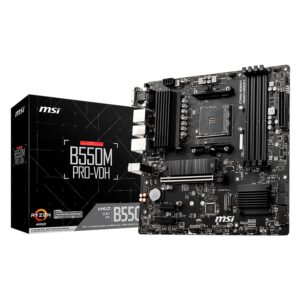 Placa Madre Msi B550m Pro-vdh Ddr4 Socket Am4 Chipset Amd B550 Micro Atx