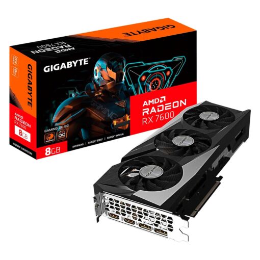 Tarjeta De Video Gigabyte Amd Radeon Rx-7600 Gaming Oc 8gb Gddr6 - Gv-r76gaming Oc-8gd
