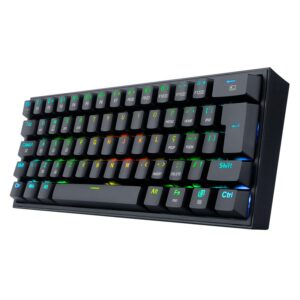 Teclado Inalámbrico Para Juegos Redragon Fizz Pro K616-rgb-b Con Interruptor Rojo (negro) - Imagen 2