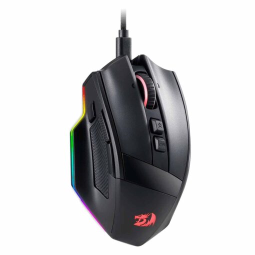 Mouse Gamer Redragon Rind M813 16000 Dpi Rgb - Negro