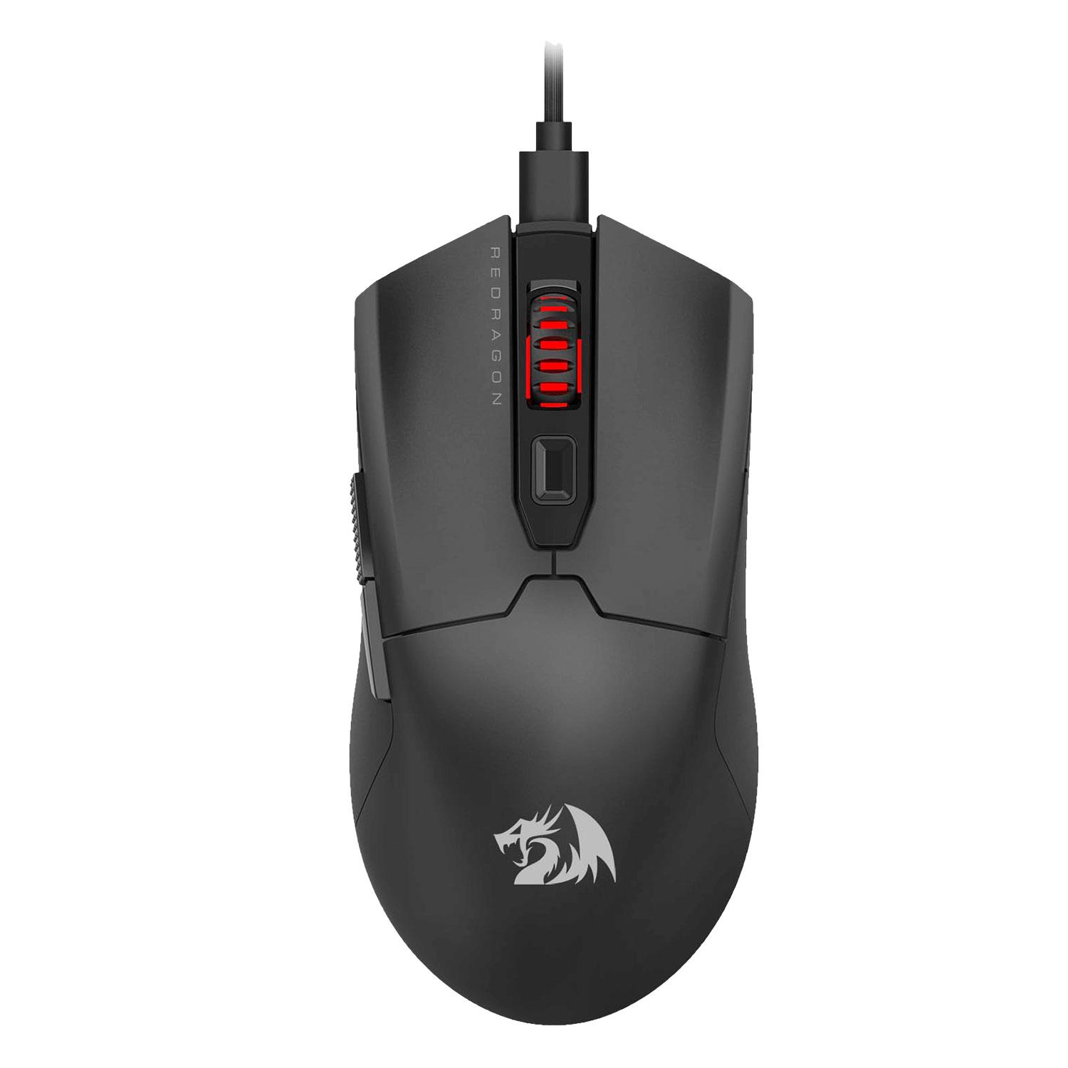 Mouse Inalámbrico Rgb Redragon M995 Fyzu De 26000 Dpi, Color Negro