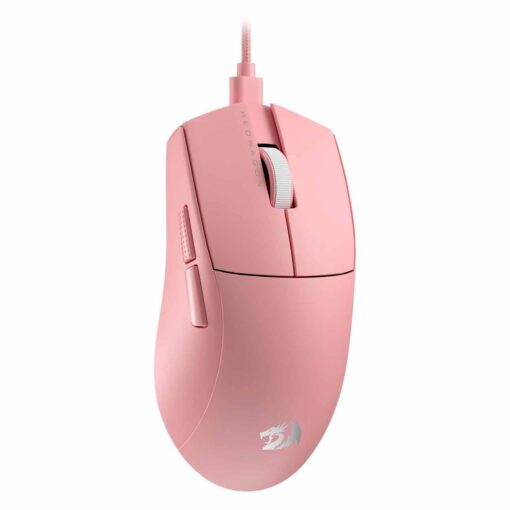 Mouse Para Juegos Redragon K1ng M996p De 26 000 Dpi, Color Rosa