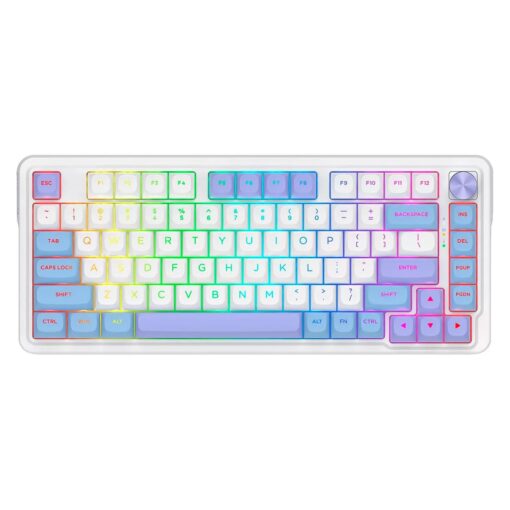 Teclado Para Juegos Redragon Ucal Max K673wbp Rgb Con Diseño Del 75 % - Blanco