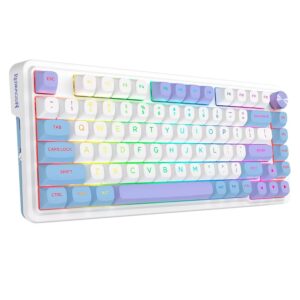 Teclado Para Juegos Redragon Ucal Max K673wbp Rgb Con Diseño Del 75 % - Blanco - Imagen 2