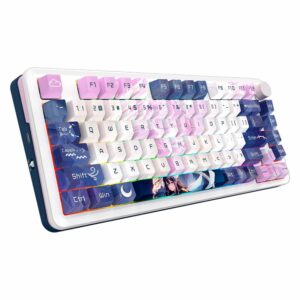 Teclado Inalámbrico Para Juegos Redragon Pro Cyrus K681acg Rgb Con Diseño De Leopardo Y 75% De Interruptores - Imagen 2