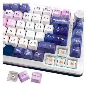 Teclado Inalámbrico Para Juegos Redragon Pro Cyrus K681acg Rgb Con Diseño De Leopardo Y 75% De Interruptores - Imagen 3