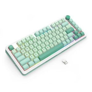 Teclado Gamer Redragon Pro Cyrus K681cgc Rgb Layout 75% Inalámbrico - Verde - Imagen 2