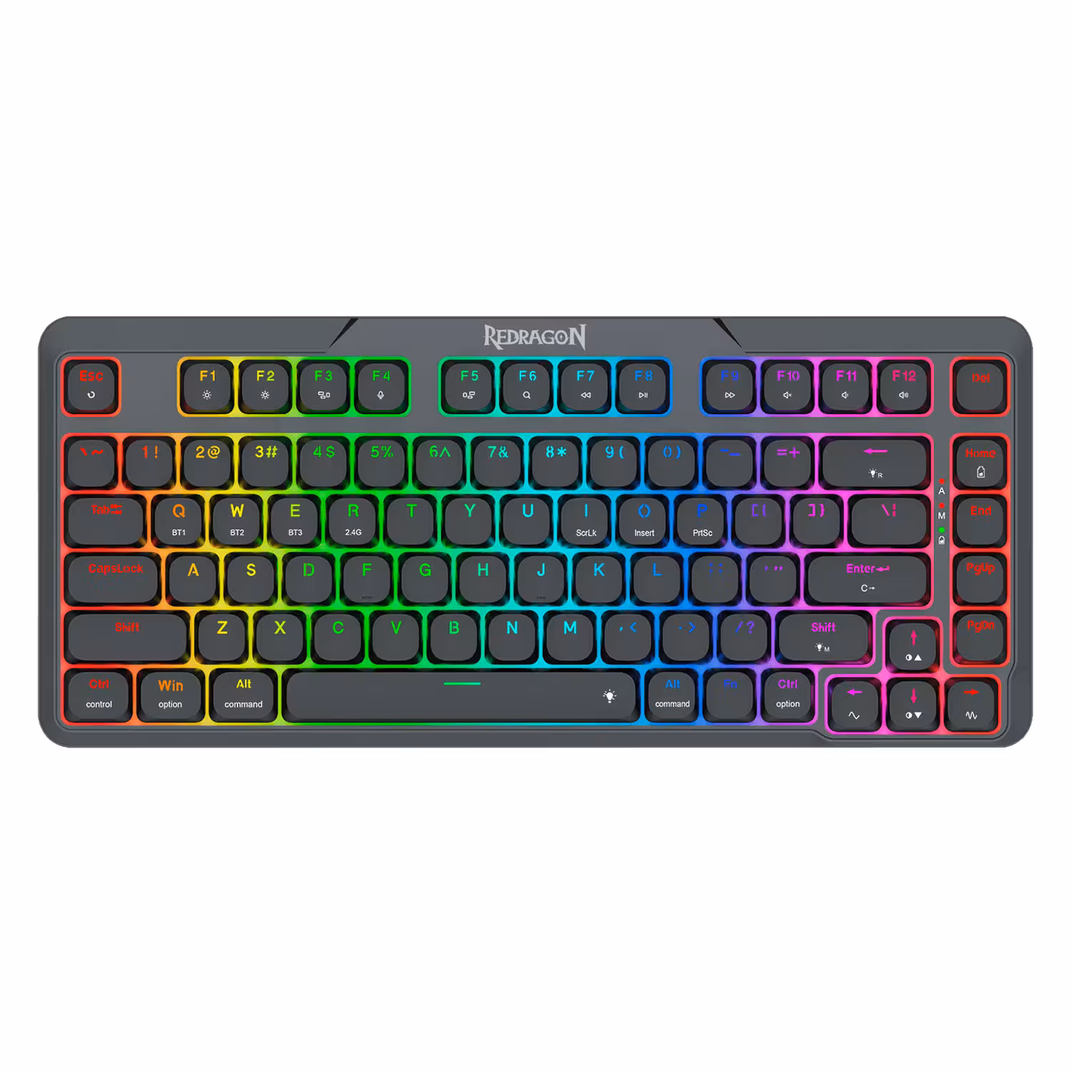 Teclado Redragon K706 Pro Rgb Aether - Negro