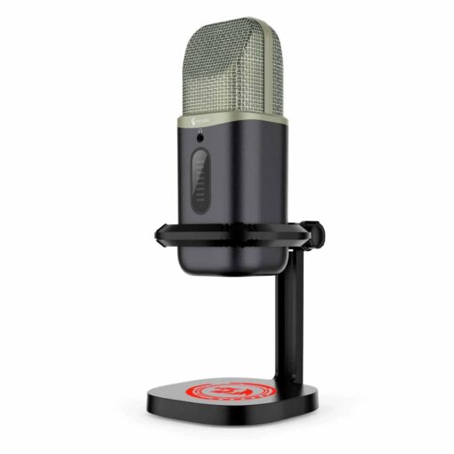 Micrófono De Condensador Rgb Redragon Echo Wave Gm305 De 18 Khz, Color Negro