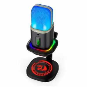 Micrófono De Condensador Rgb Redragon Echo Wave Gm305 De 18 Khz, Color Negro - Imagen 3