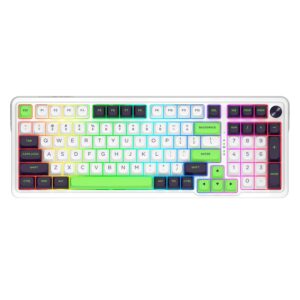 Teclado Para Juegos Con Cable Rgb Redragon Eisa Max K686wbg - Blanco