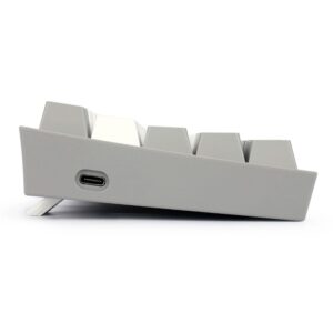 Gamer Redragon Fizz K617 Switch Red Layout 60% - Blanco Y Azul - Imagen 5