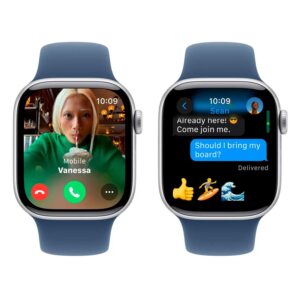 Apple Watch Series 10 Mwwa3lw/a Caja De Aluminio 42 Mm Plata - Azul Deportivo S/m - Imagen 4