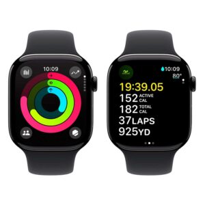 Apple Watch Series 10 Mwwp3lw/a Caja De Aluminio De 46 Mm Negro Brillante - Negro Deportivo S/m - Imagen 3