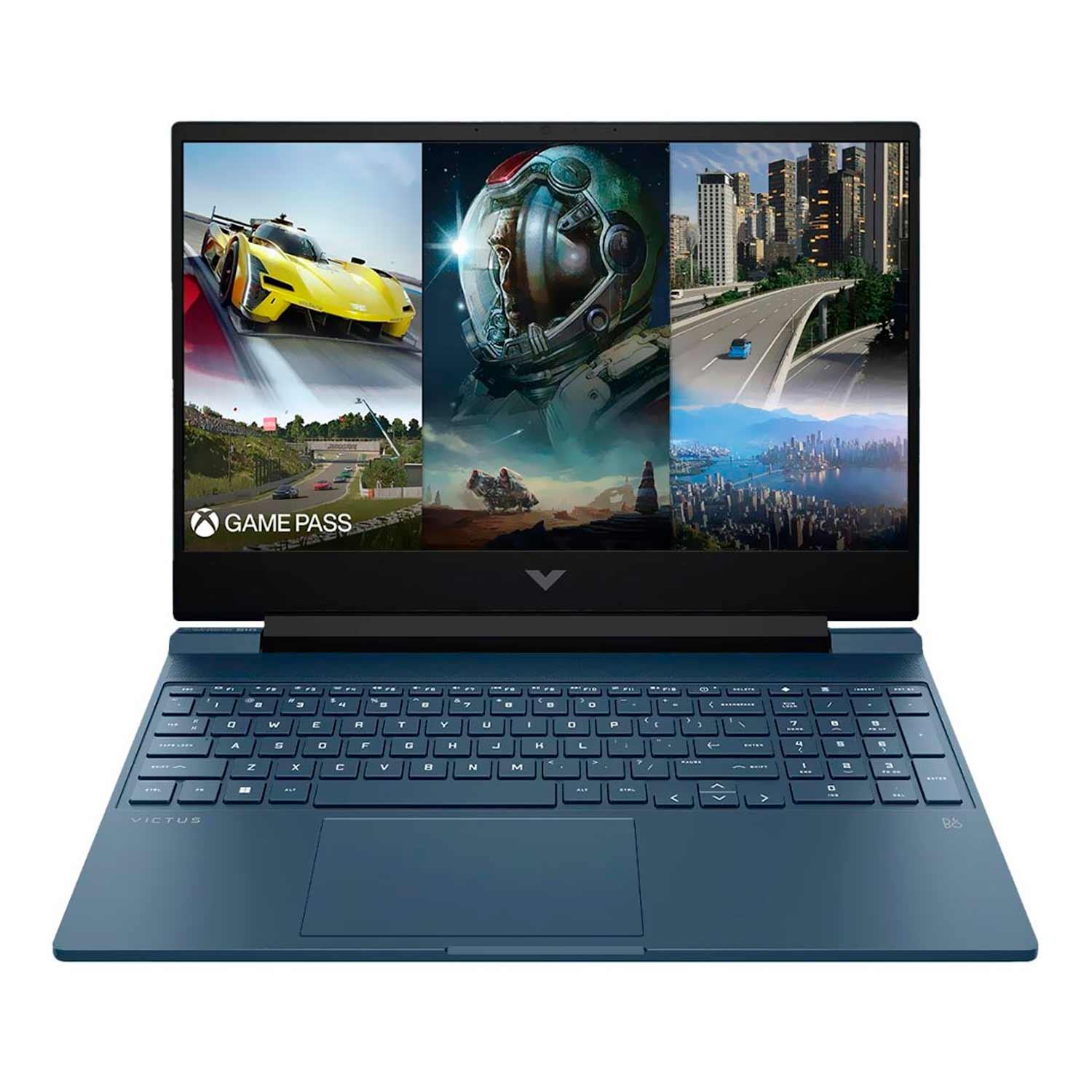 Notebook Para Gamers Hp Victus 15-fa1657nr De 15,6" Con Intel Core I7 13620h, Ssd De 512 Gb, 16 Gb De Ram, Nvidia Geforce Rtx4060 De 8 Gb, En Inglés, Color Azul