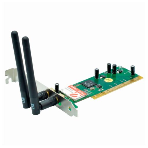 Antena Adaptadora Wifi Pci Express 300 Mbps Encore N300 Enlwi-nx2 - Color Negro