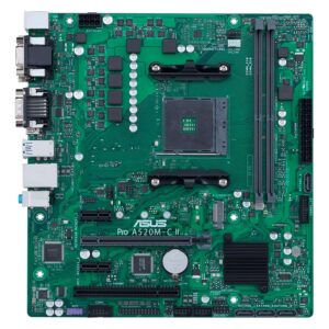 Placa Madre Asus Pro A520m-c Ii/csm Con Zócalo Am4, Chipset Amd A520, Ddr4, Micro Atx - Imagen 2