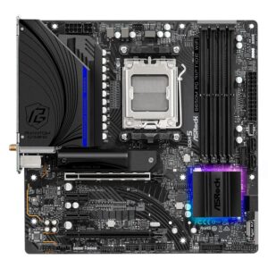 Placa Madre Asrock B650m Pg Riptide Wifi Con Zócalo 4xddr5 Am5 Chipset Amd B650 Micro Atx - Imagen 2