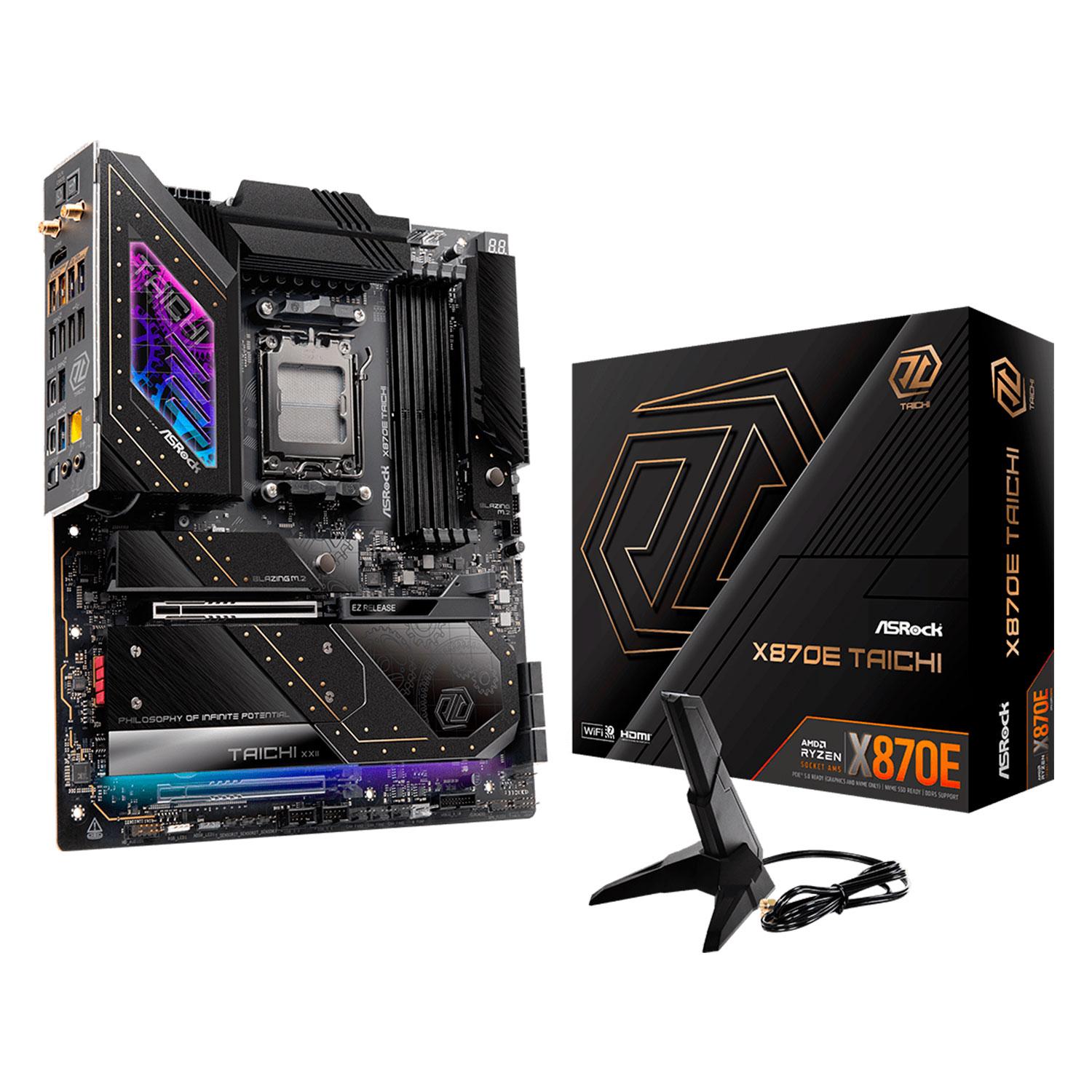Placa Madre Asrock X870e Taichi Ddr5 Socket Am5 Chipset X870 E-atx