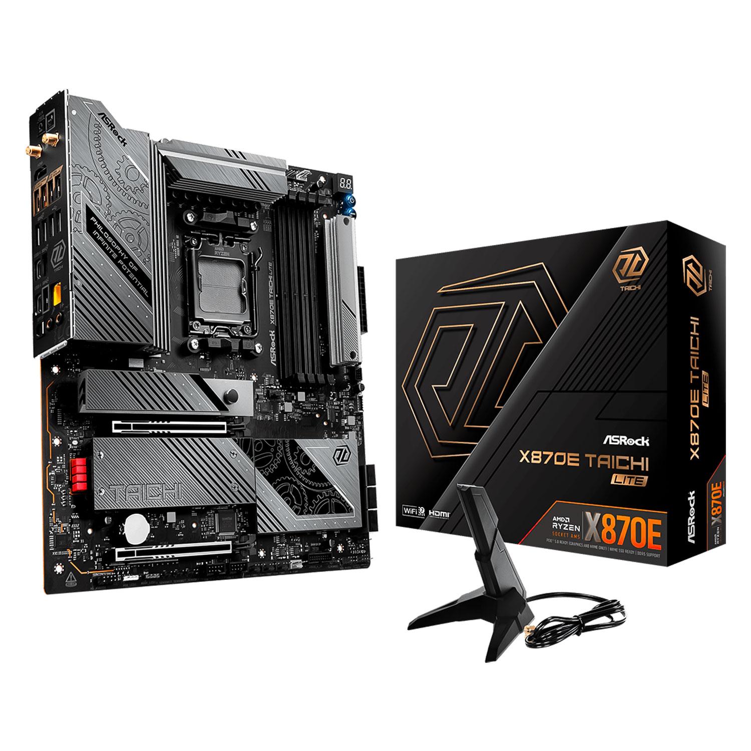 Placa Madre Asrock X870e Taichi Lite Ddr5 Socket Am5 Chipset X870 E-atx