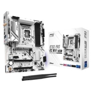 Placa Madre Asrock B760 Pro Rs Wifi Blanca Ddr5 Socket Lga 1700 Chipset Intel B760 Atx