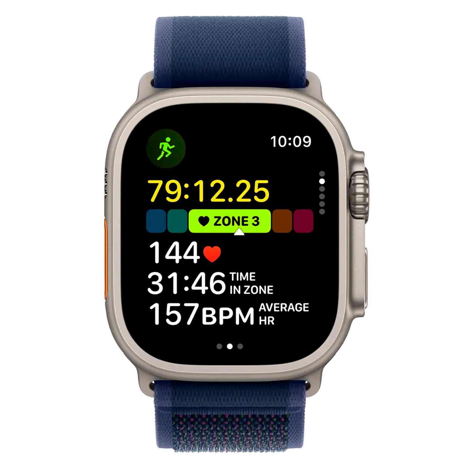 Alternative view of Apple Watch Ultra 2 Mx4l3lw/a Móvil + Gps Cajón De Titán Natural 49 Mm - Loop Trail Blue