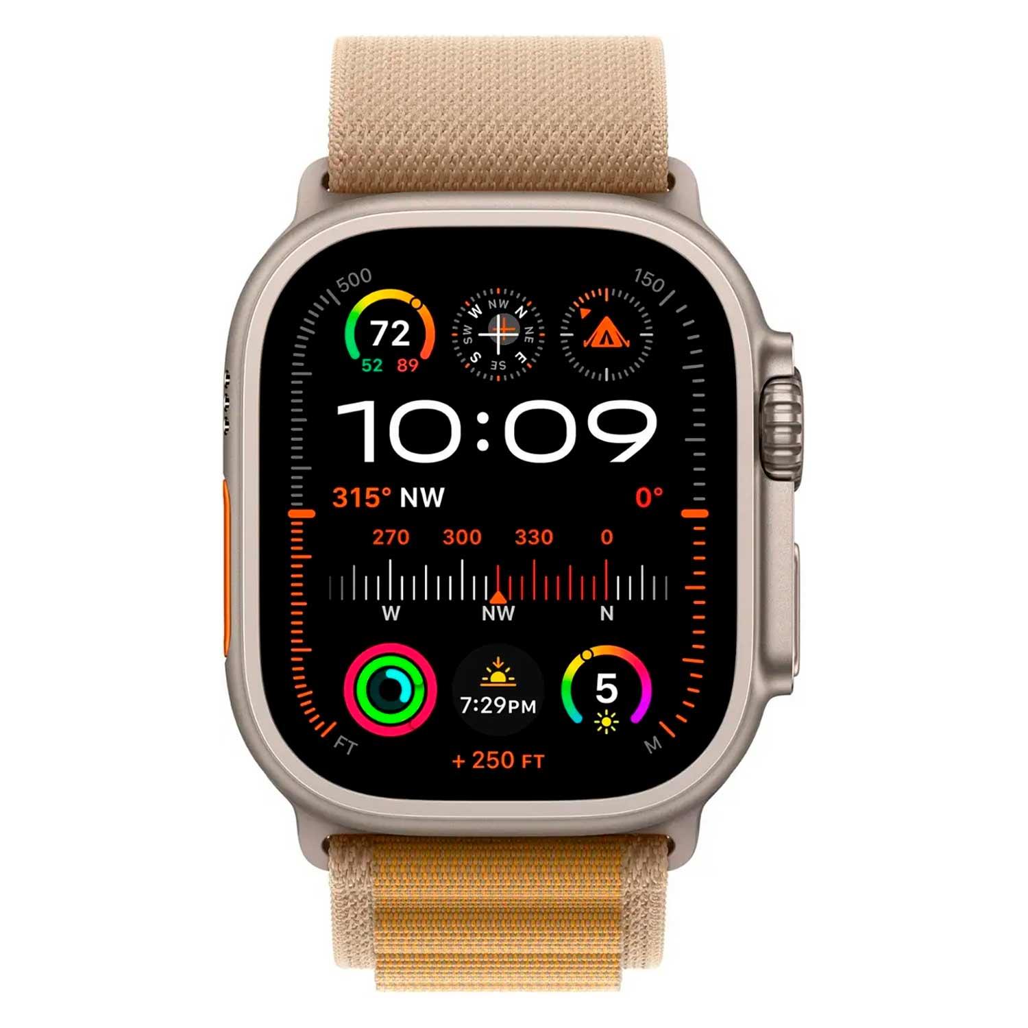 Alternative view of Apple Watch Ultra 2 Mx4f3lw/a Móvil + Gps Caja De Titán Natural 49 Mm - Correa Alpine Loop Color Canela