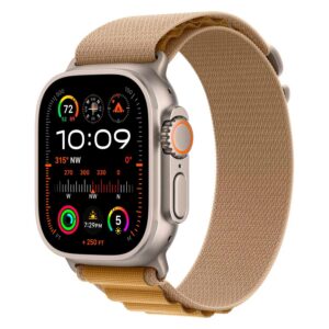 Apple Watch Ultra 2 Mx4h3lw/a Con Gps Y Celular, Caja De Titanio De 49 Mm, Correa Alpine Loop Color Canela