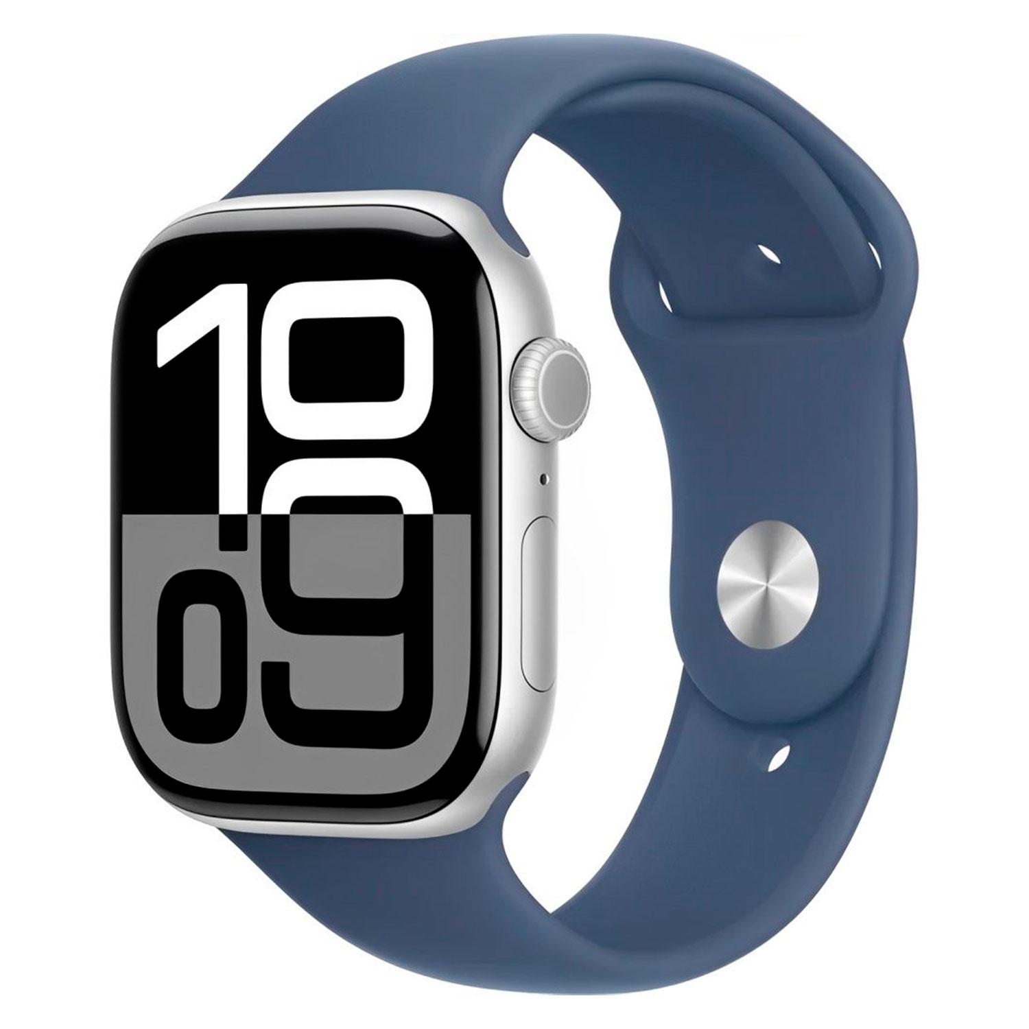 Apple Watch Series 10 Mwwc3lw/a Caja De Aluminio 42 Mm Plata - Azul Deportivo M/l