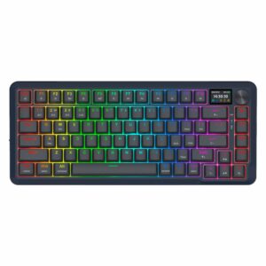 Gamer Redragon Flekact Pro K708-rgb-pro Switch Linear Sin Hilo - Negro