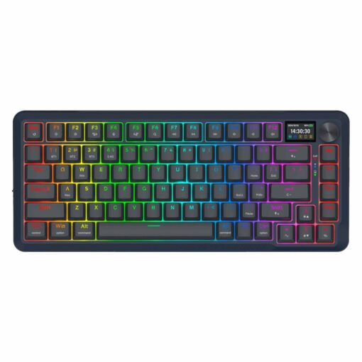 Gamer Redragon Flekact Pro K708-rgb-pro Switch Linear Sin Hilo - Negro